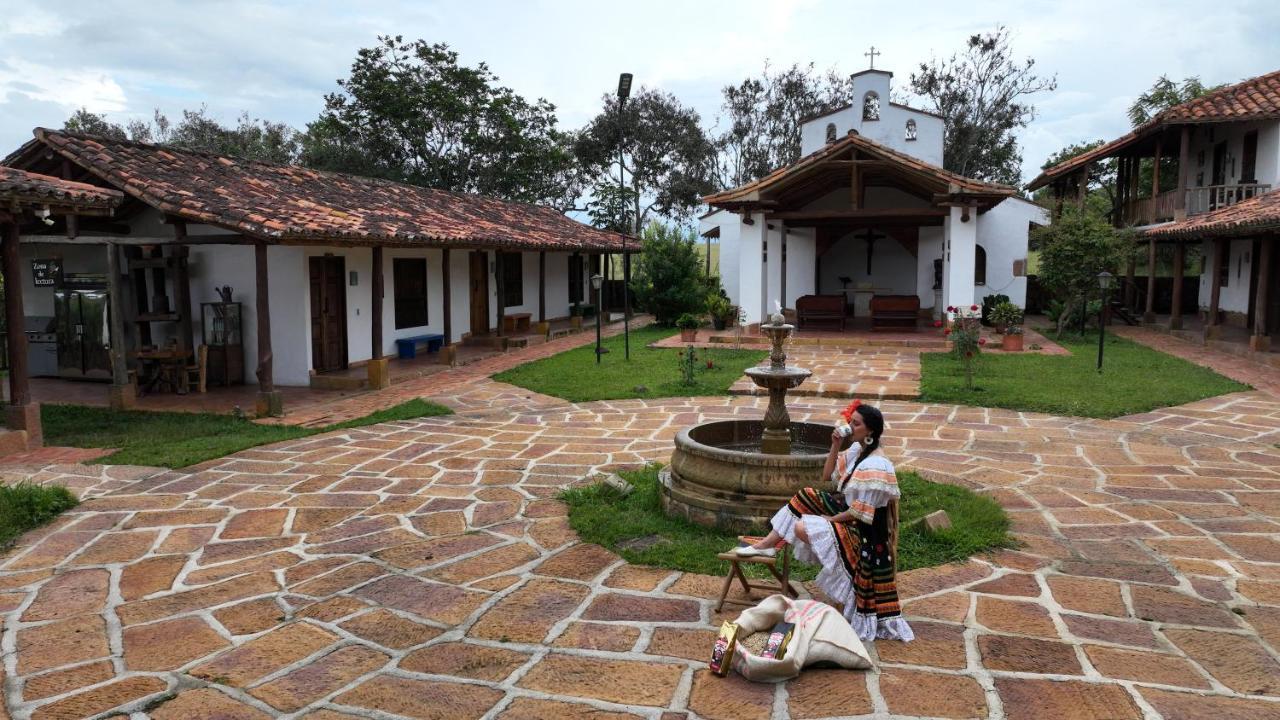 Hotel Finca Buenos Aires Barichara Exteriör bild